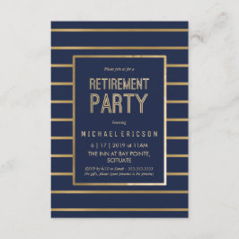 Invitación del fiesta de retiro - personalizar,