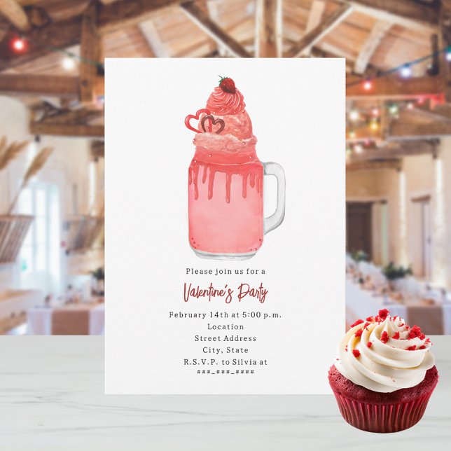Invitación del Fiesta de San Valentín a un batibur (Subido por el creador)