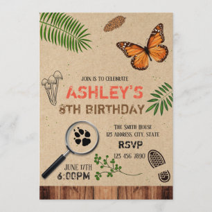 Invitación del fiesta de sendero