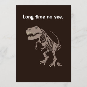 Invitación del fiesta de T Rex