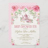 Invitación del Fiesta de té de la cocina de Baby S