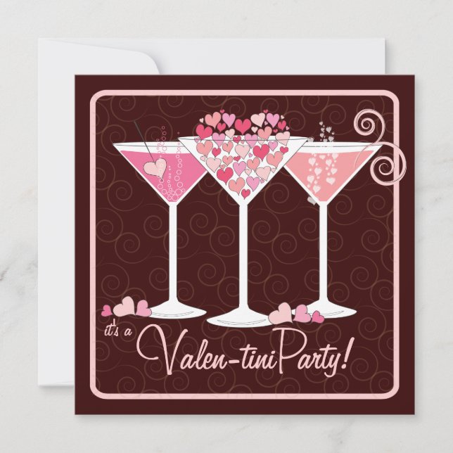 Invitación del fiesta de Valentini Martini del día (Anverso)
