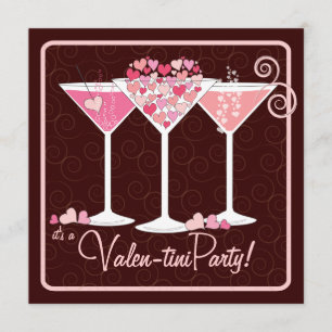 Invitación del fiesta de Valentini Martini del día