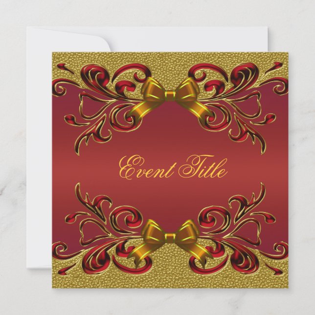 Invitación del fiesta del Año Nuevo (Anverso)