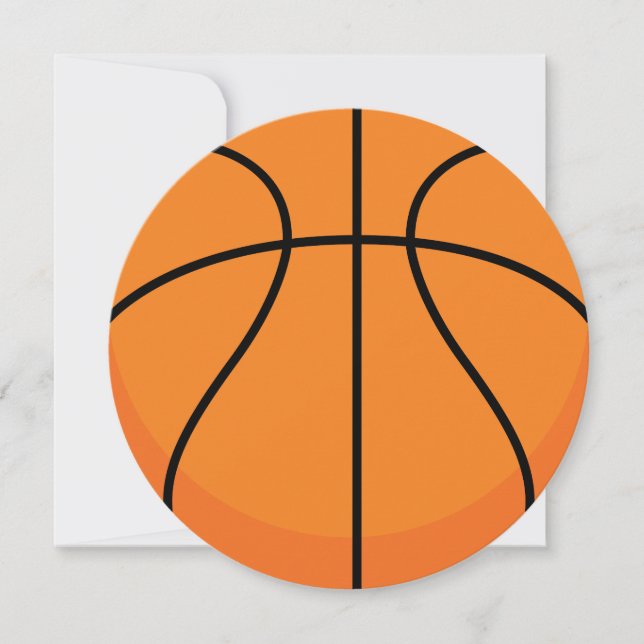 Invitación del fiesta del baloncesto del tema de (Anverso)