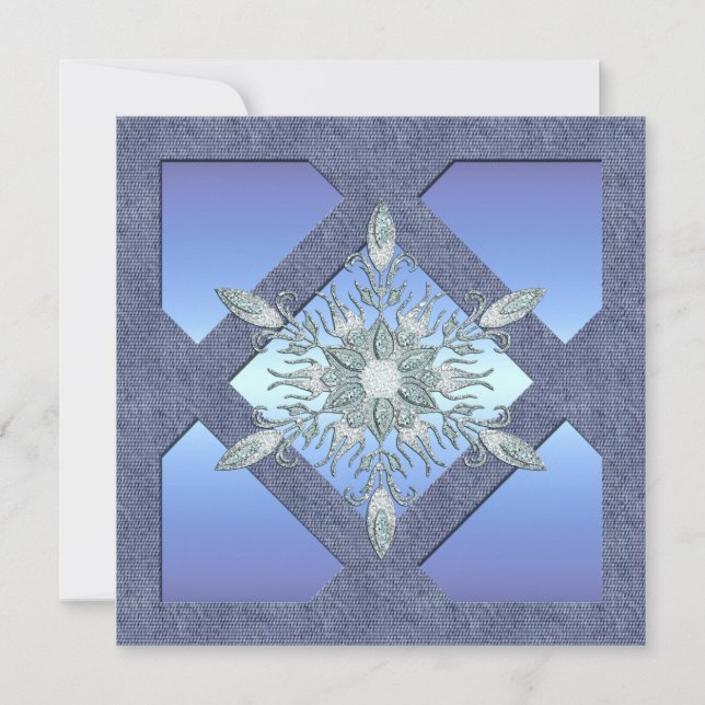 Invitación del fiesta del día de Año Nuevo (Anverso)