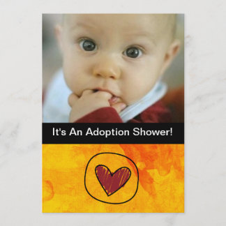 invitación del fiesta del día de la adopción