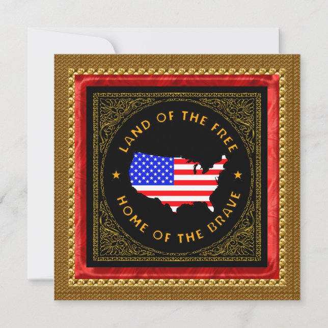 Invitación del fiesta del Día de la Independencia (Anverso)