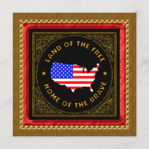 Invitación del fiesta del Día de la Independencia