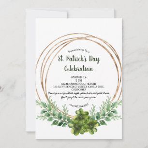 Invitación del Fiesta del Día de San Patricio - Po