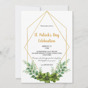 Invitación del Fiesta del Día de San Patricio - Po