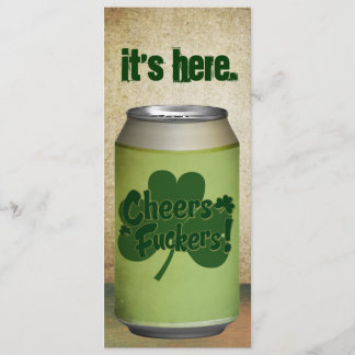Invitación del fiesta del día de St Patrick