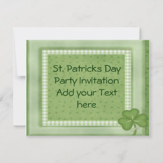 Invitación del fiesta del día de St Patrick