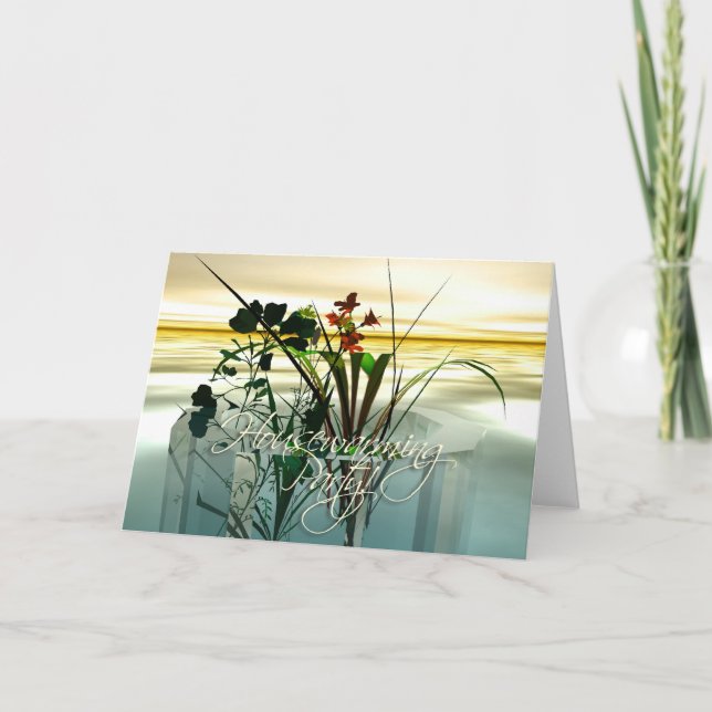 Invitación del fiesta del estreno de una casa (Anverso)