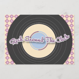 invitación del fiesta del expediente de los años