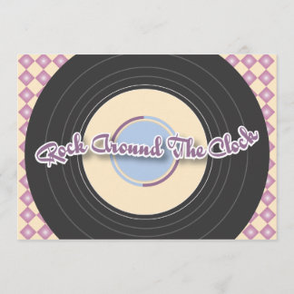 invitación del fiesta del expediente de los años