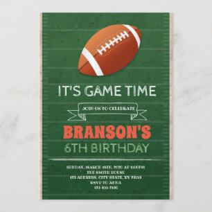 Invitación del fiesta del fútbol