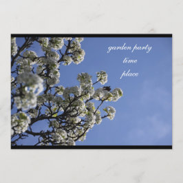 Invitación del Fiesta del jardín