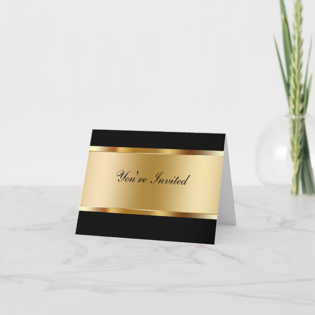 Invitación del fiesta del negocio (Anverso)