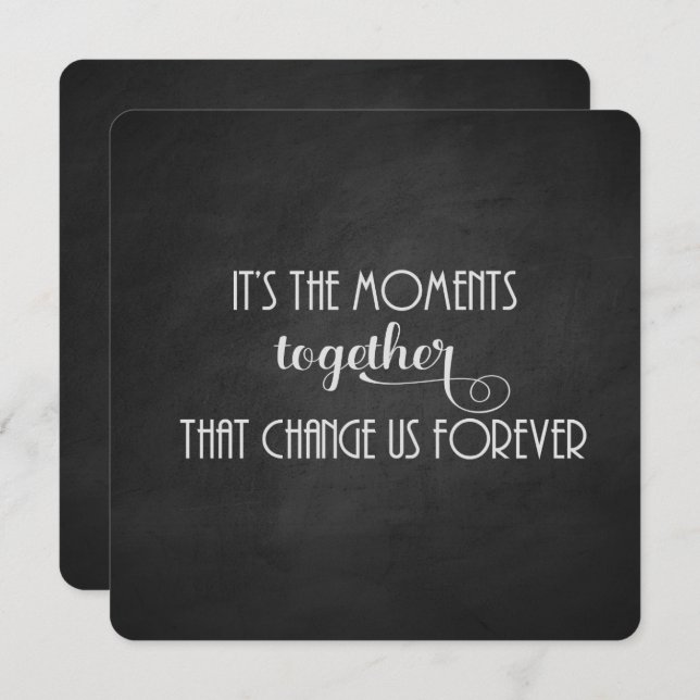 Invitación del Fiesta del tablero negro (Anverso / Reverso)