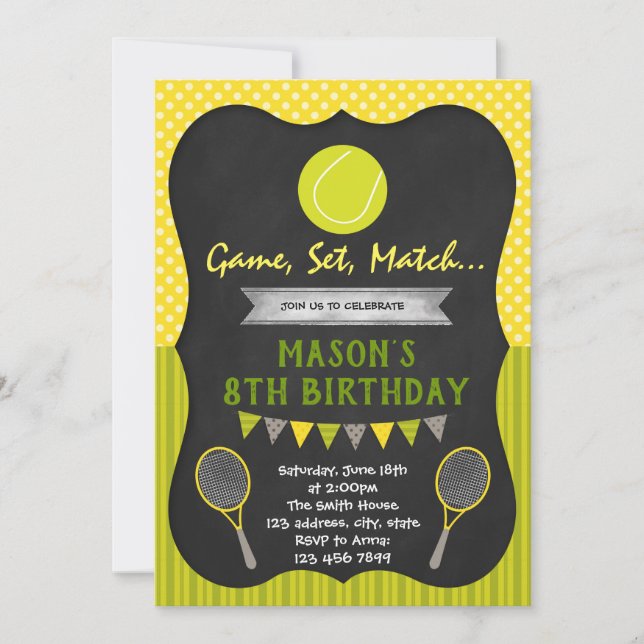 Invitación del fiesta del tema del cumpleaños del (Anverso)