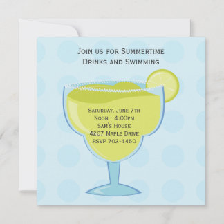 Invitación del fiesta del verano