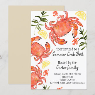 Invitación del fiesta del verano de la ebullición