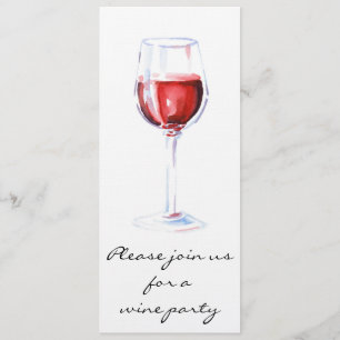 Invitación del fiesta del vino