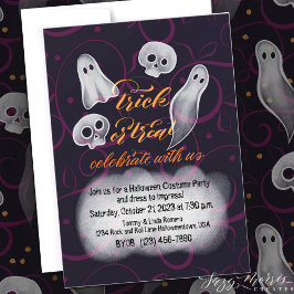 Invitación del Fiesta fantasma del Personalizable
