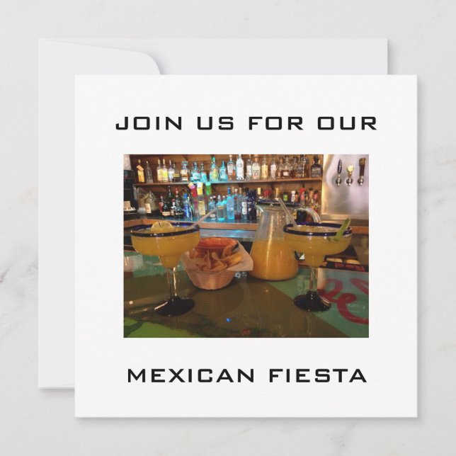 INVITACIÓN DEL FIESTA MEXICANO (Anverso)