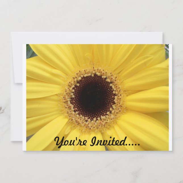 Invitación del girasol (Anverso)