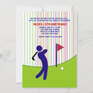 Invitación del golfista