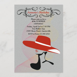 Invitación del Gorra rojo