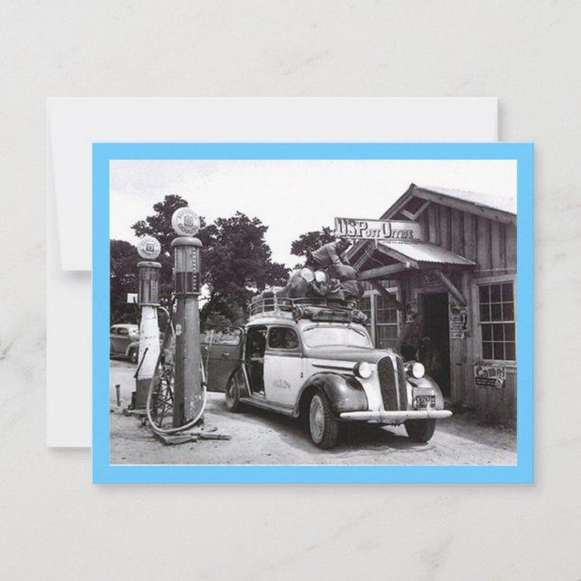 INVITACIÓN DEL GR8 RETRO B&W RETIREMENT PARTY (Anverso)