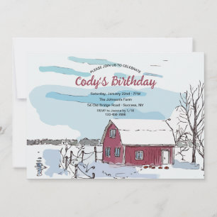 Invitación del Granero Rojo