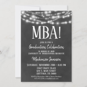Invitación del grupo de graduación del administrad