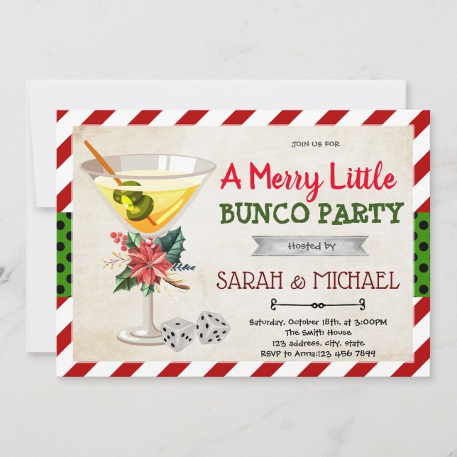 Invitación del grupo de Navidades (Anverso)