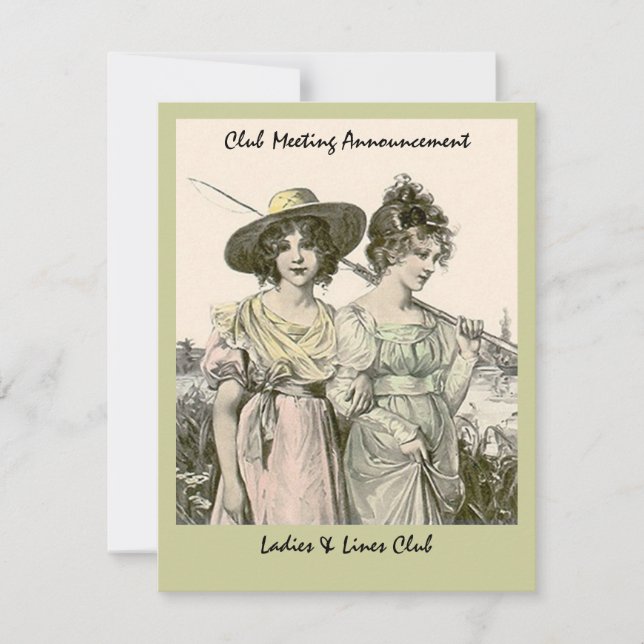 INVITACIÓN DEL GRUPO DE PESCA DE VOLAS DE MUJERES (Anverso)