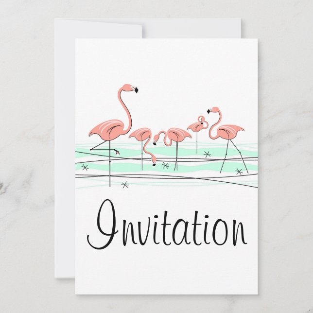 Invitación del Grupo Flamingo Ocean (Anverso)