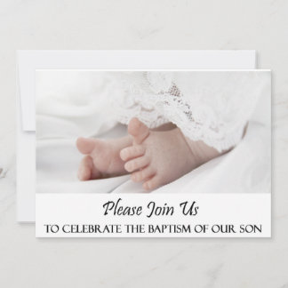 Invitación del hijo a la Navidad/Bautismo