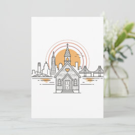 Invitación del horizonte de San Francisco