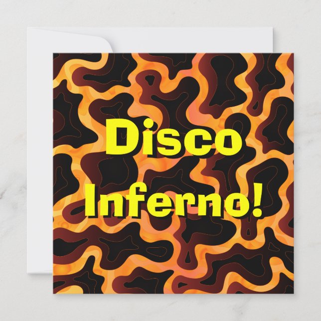 Invitación del infierno del disco (Anverso)
