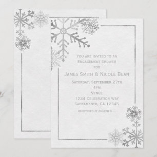 Invitación del invierno del día de fiesta de los