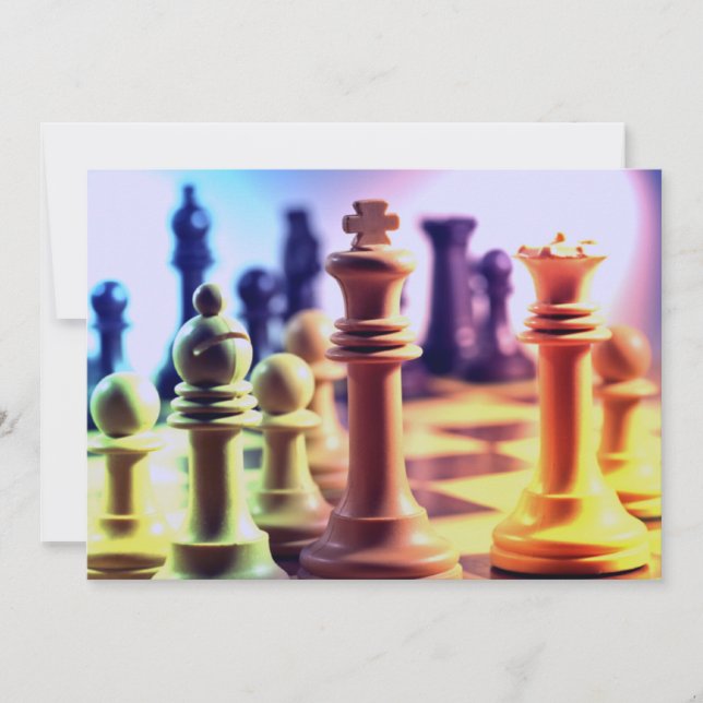 Invitación del juego de ajedrez (Anverso)