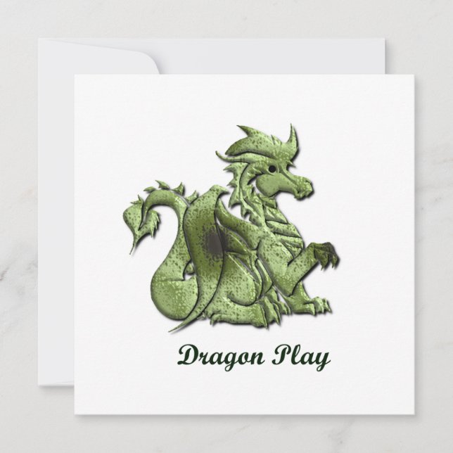 Invitación del juego del dragón (Anverso)