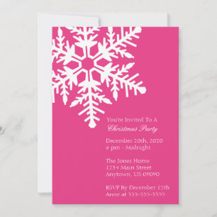 Invitación del Jumbo Partido de Navidades de Snowf