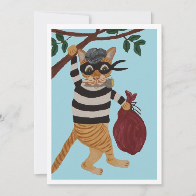 Invitación del Ladrón de Gatos (Anverso)