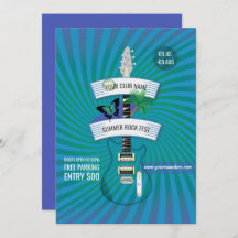 Invitación del logo del Festival de Rock de Verano