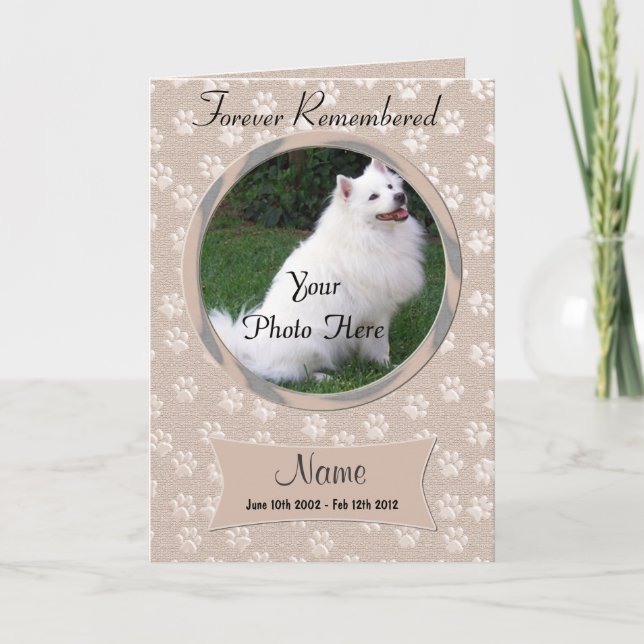 Invitación del monumento del perro o del gato de (Anverso)