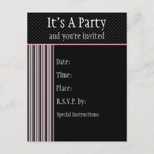 Invitación del motel de la siesta